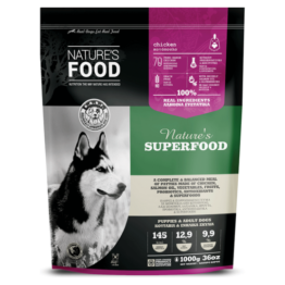 NATURE'S FOOD DOG SUPERFOOD, PATTIES [1KG]