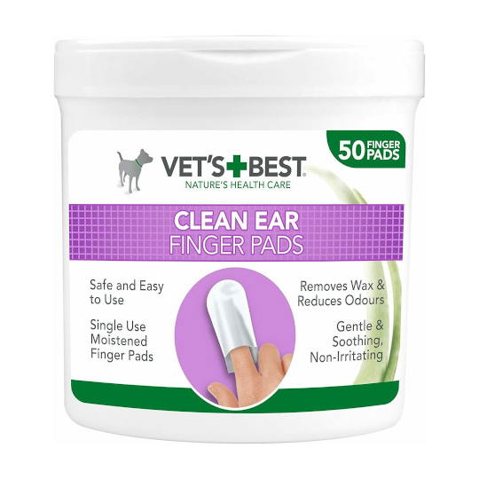 VET'S BEST CLEAN EAR FINGER PADS