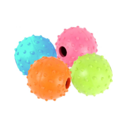 HAPPYPET RUBBER STUDDED BALL & BELL 5 CM ΠΑΙΧΝΙΔΙ ΣΚΥΛΟΥ