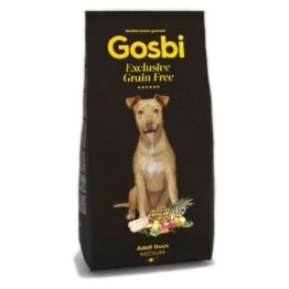 GOSBI DOG EXCLUSIVE GRAIN FREE ADULT DUCK MEDIUM [12KG]
